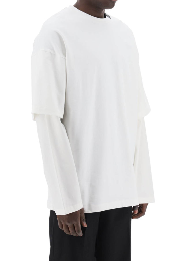 Oamc long-sleeved layered t-shirt