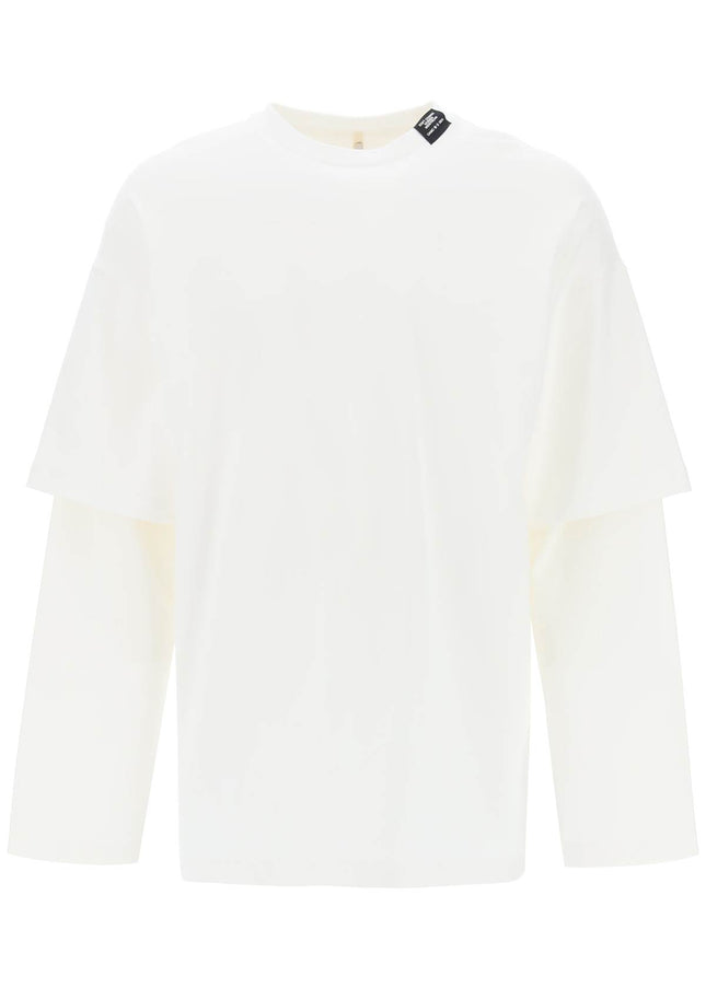 Oamc long-sleeved layered t-shirt