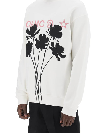 Oamc whiff sweatshirt with graphic print