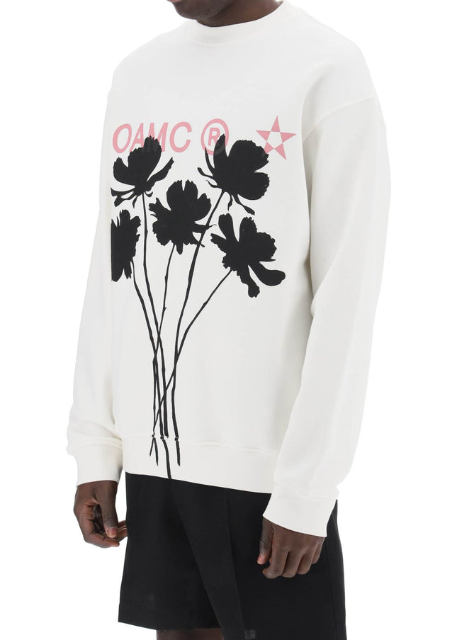 Oamc whiff sweatshirt with graphic print