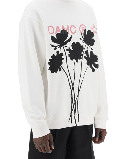 Oamc whiff sweatshirt with graphic print