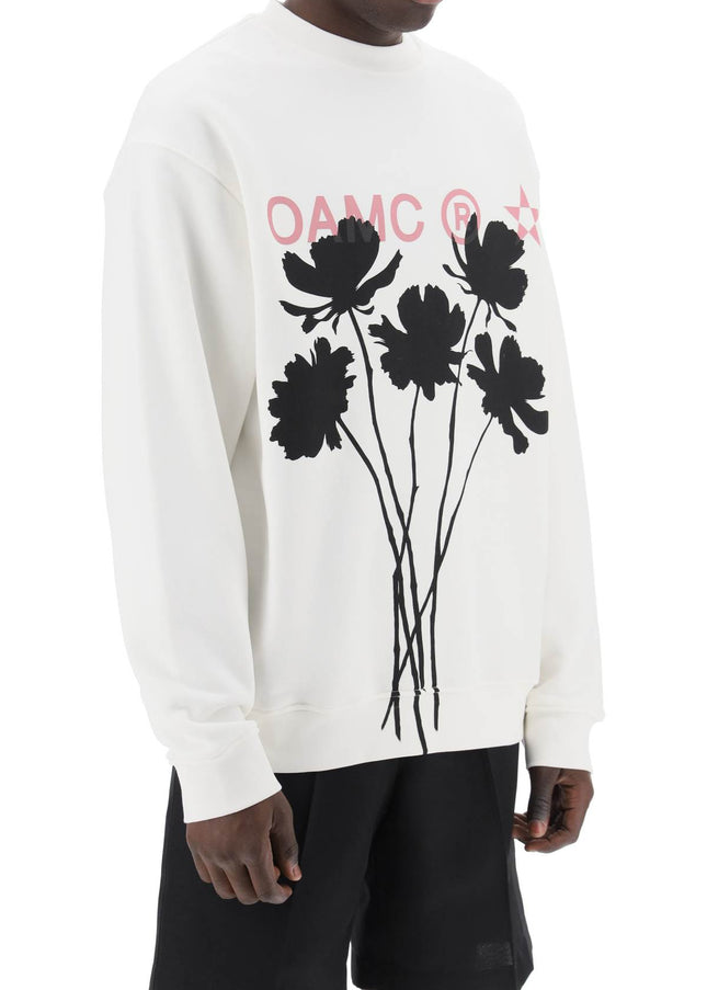 Oamc whiff sweatshirt with graphic print