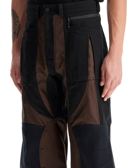 Mugler patchwork cargo pants with