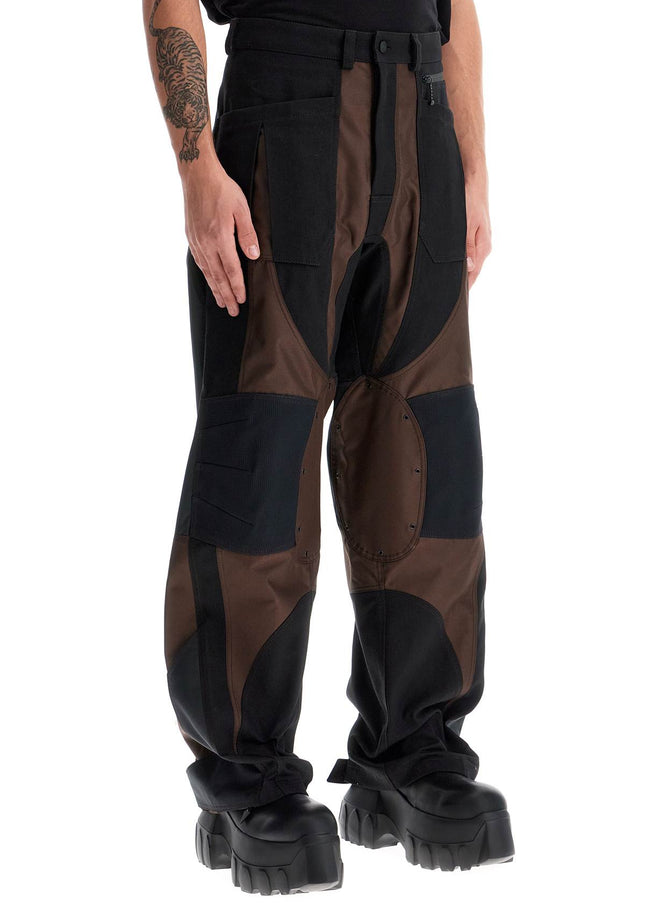 Mugler patchwork cargo pants with