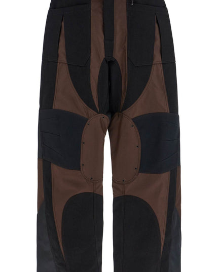 Mugler patchwork cargo pants with