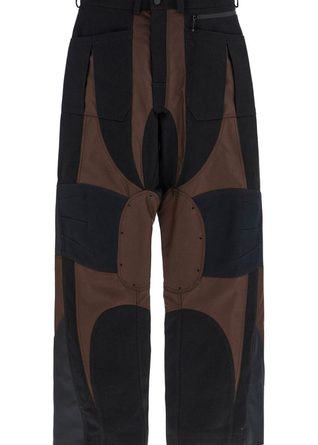 Mugler patchwork cargo pants with