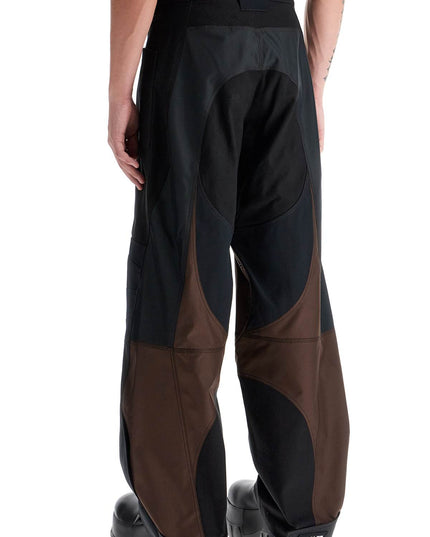 Mugler patchwork cargo pants with