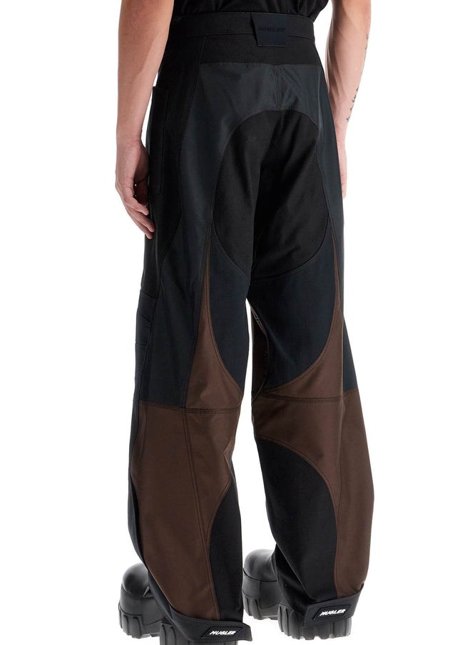 Mugler patchwork cargo pants with