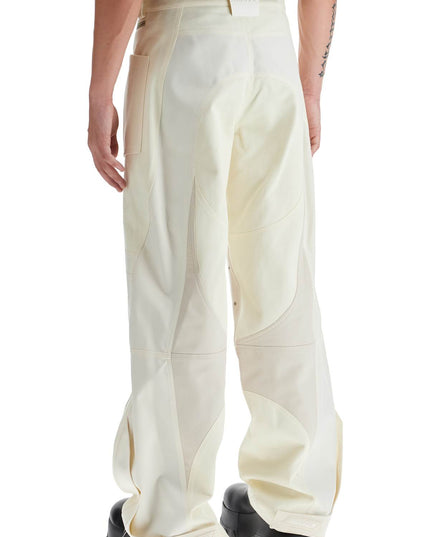 Mugler patchwork cargo pants with