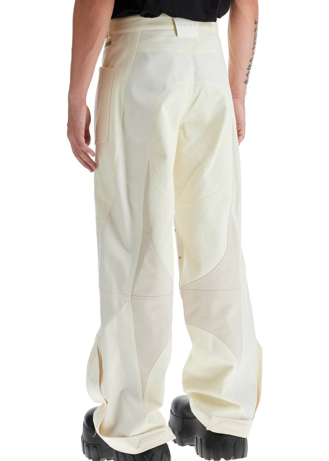 Mugler patchwork cargo pants with