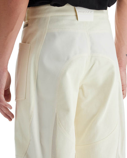 Mugler patchwork cargo pants with