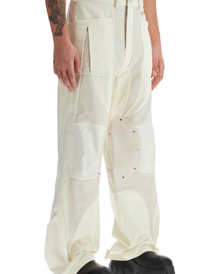 Mugler patchwork cargo pants with