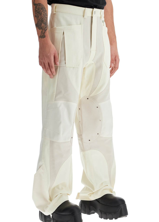 Mugler patchwork cargo pants with