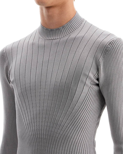 Mugler fitted long-sleeved top