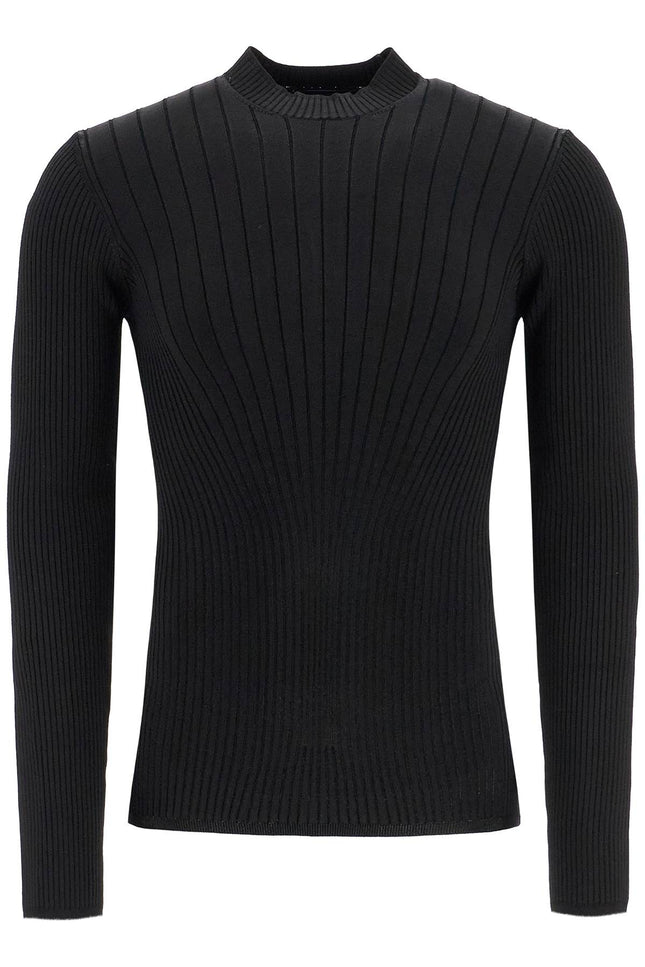 Mugler fitted long-sleeved top