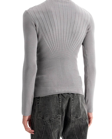 Mugler fitted long-sleeved top