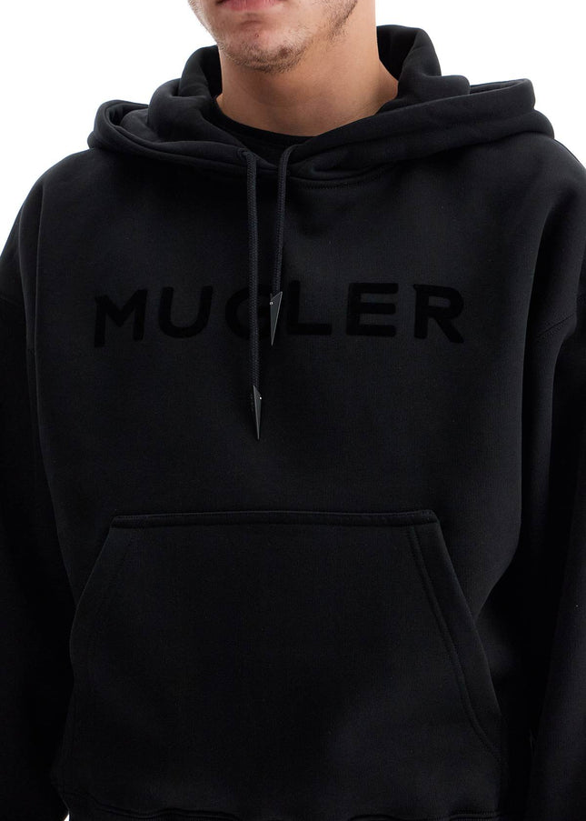 Mugler fleece sweatshirt with