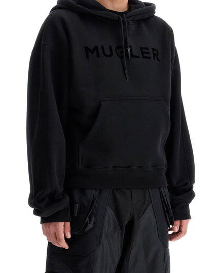 Mugler fleece sweatshirt with