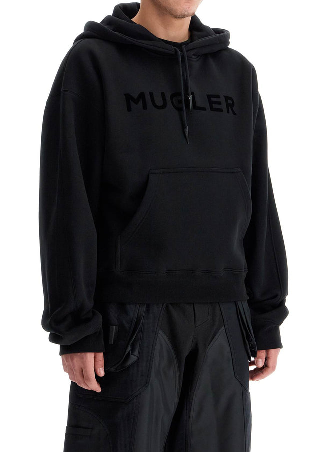 Mugler fleece sweatshirt with