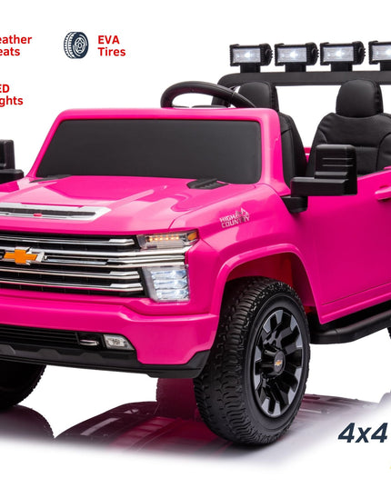 24V 4x4 Chevrolet Silverado 2 Seater Ride on Truck-Toys - Kids-Freddo Toys-Urbanheer