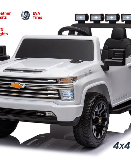 24V 4x4 Chevrolet Silverado 2 Seater Ride on Truck-Toys - Kids-Freddo Toys-Urbanheer