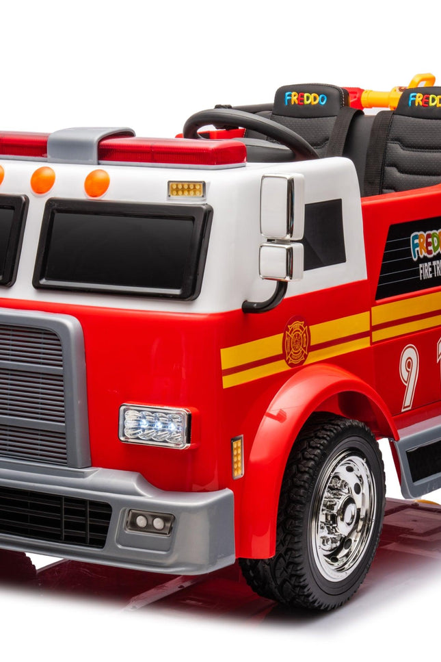 24V Freddo Fire Truck 2-Seater Ride On