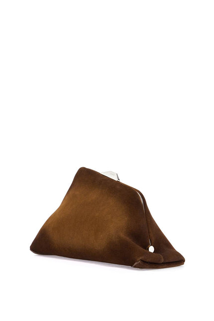 The Attico 'gradient suede day off clutch