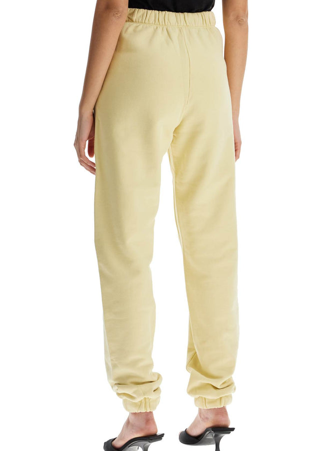 The Attico high waist loose yellow cotton pants