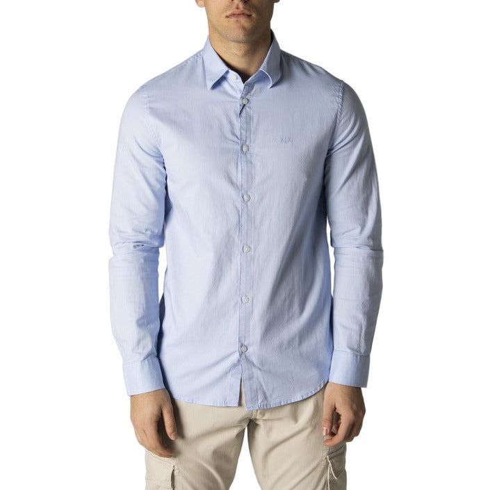 Armani Exchange Men Shirt-Clothing - Men-Armani Exchange-light blue-XL-Urbanheer