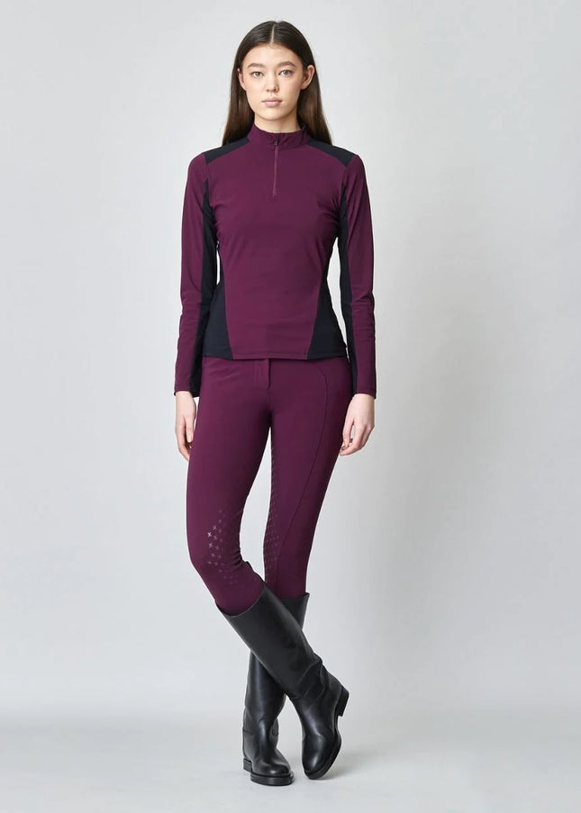 Compression Performance Breeches Burgundy-Breeches-Yagya-Burgundy-XXS-Urbanheer