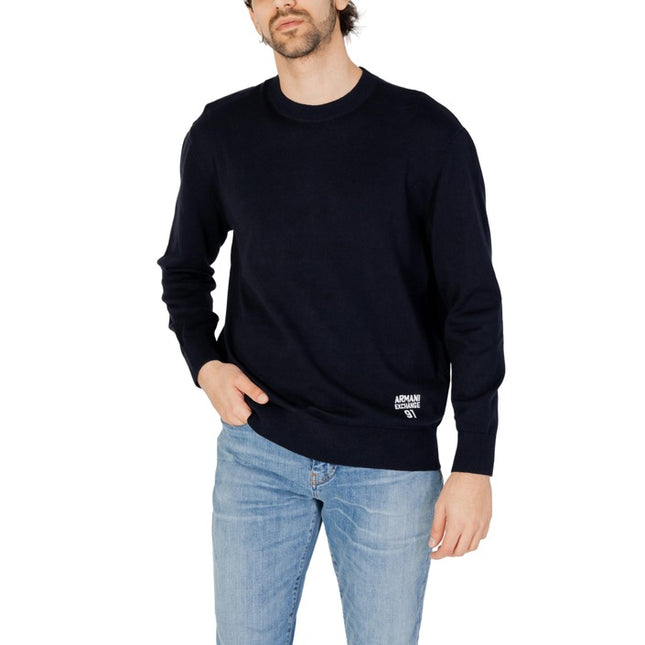 Armani Exchange Men Knitwear-Clothing Knitwear-Armani Exchange-blue-S-Urbanheer