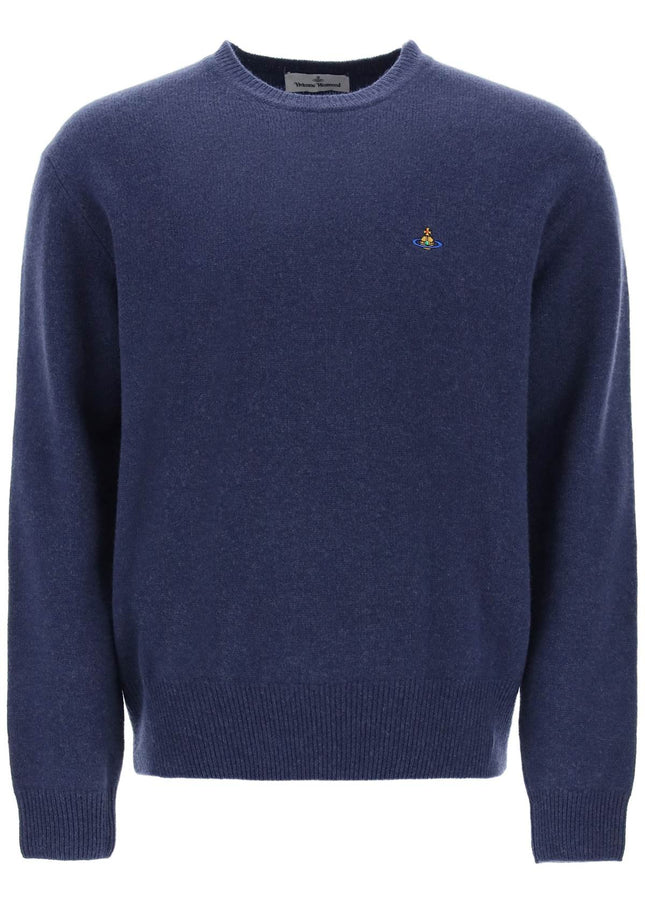 Vivienne Westwood Alex Merino Wool Sweater-Sweater-Vivienne Westwood-S-BLUE-Urbanheer