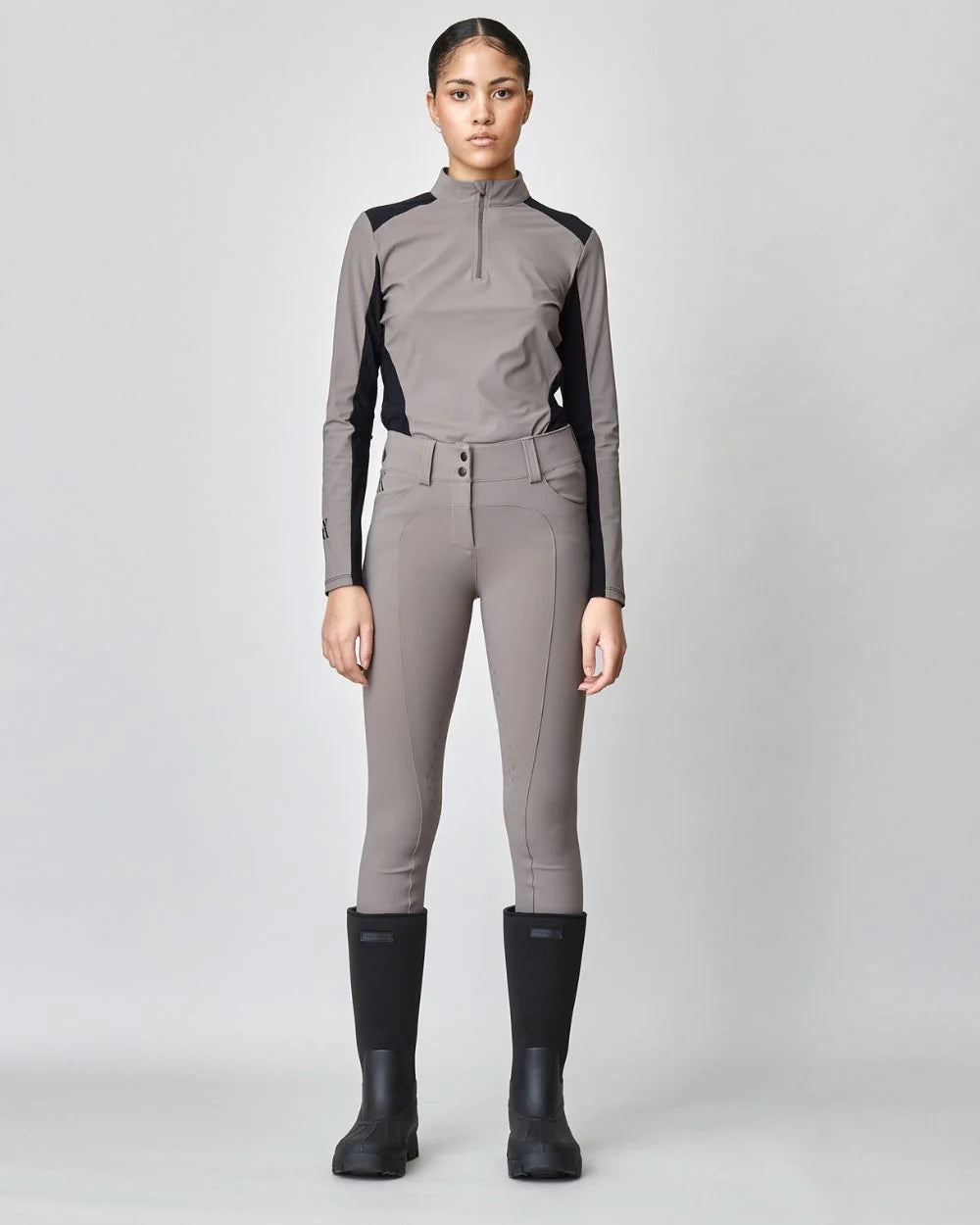 Compression Performance Breeches Taupe-Breeches-Yagya-Urbanheer