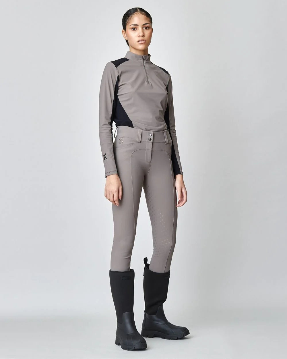 Compression Performance Breeches Taupe-Breeches-Yagya-Urbanheer