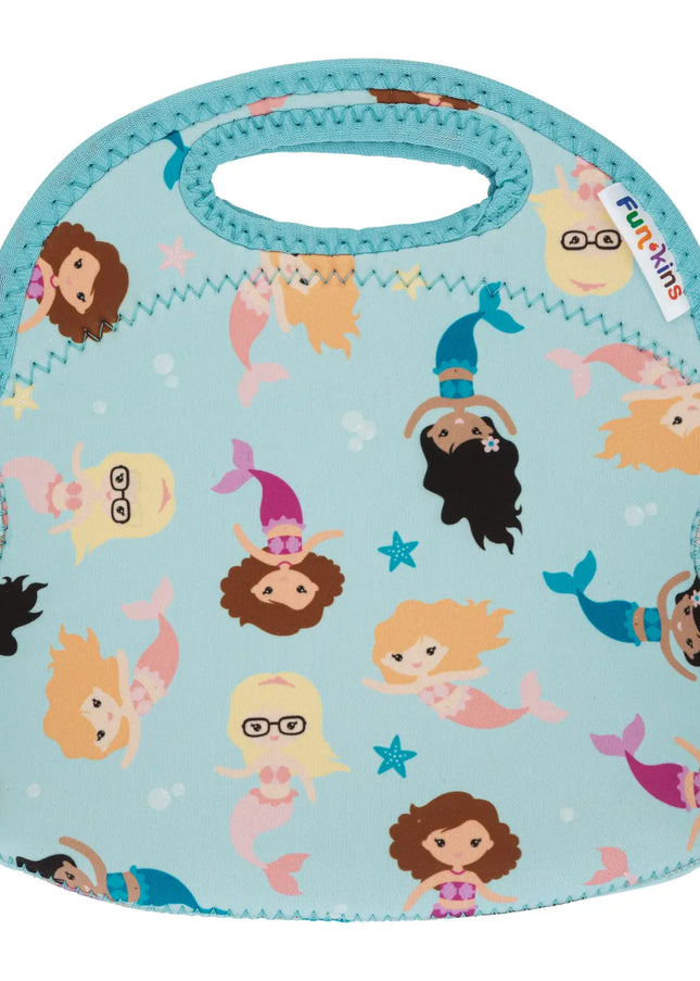 Small, Machine Washable Lunch Bag For Kids - Mermaids-My Funkins-Urbanheer