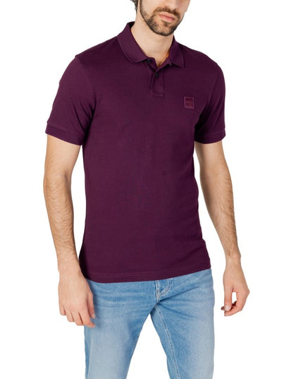 Boss Men Polo-Clothing Polo-Boss-purple-S-Urbanheer