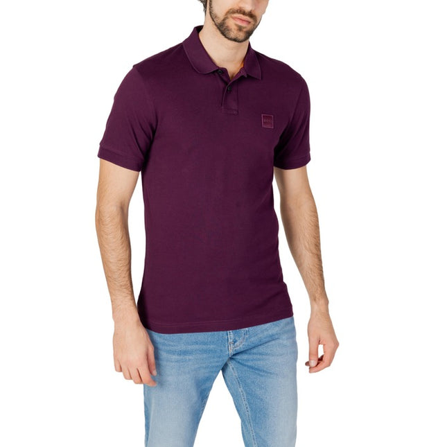 Boss Men Polo-Clothing Polo-Boss-purple-S-Urbanheer