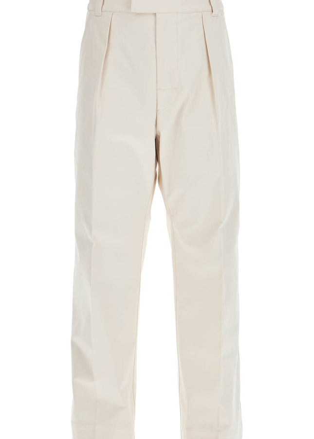 Moncler cotton drill pants in eight words