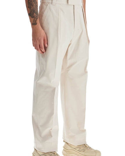 Moncler cotton drill pants in eight words