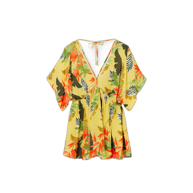 Desigual Women Dress-Clothing Dresses-Desigual-yellow-XS-Urbanheer