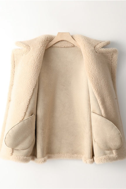 Women Lamb Wool Coat Winter Short Coat-Productseeker-Urbanheer