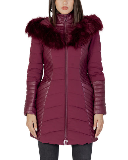 Guess Women Jacket-Guess-bordeaux-XS-Urbanheer