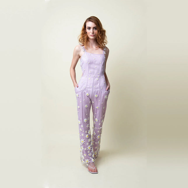 Amor Embroidered Jumpsuit-Jumpsuit-La fuori-XS-Urbanheer