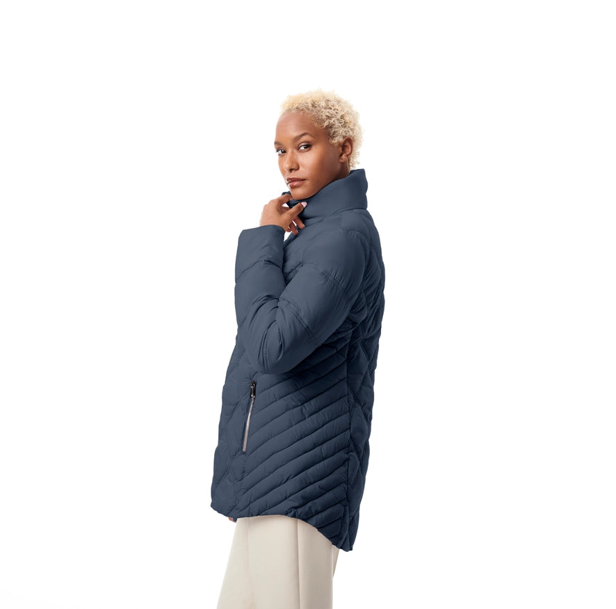 Mix Quilt Puffer Jacket Petrol Blue-Jacket-Bernardo-Urbanheer