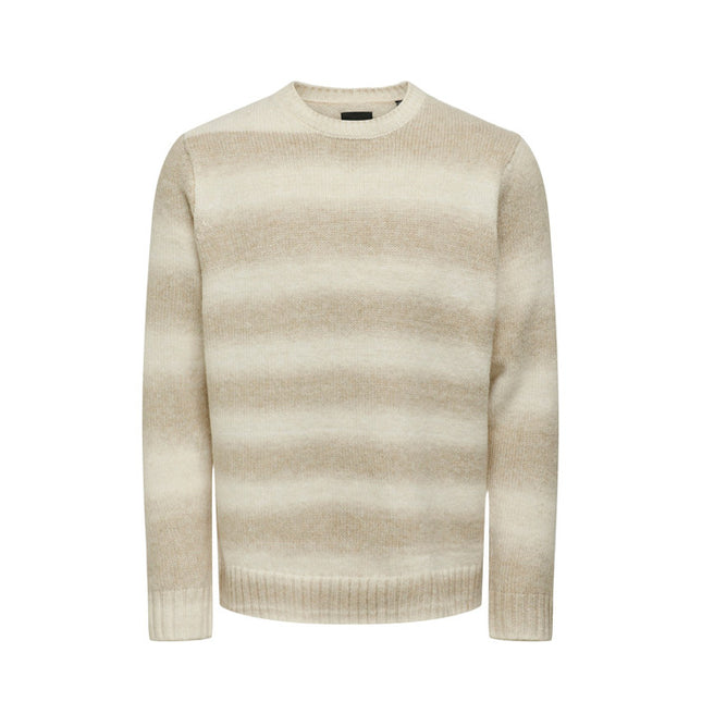 Only & Sons Men Knitwear-Only & Sons-beige-XS-Urbanheer