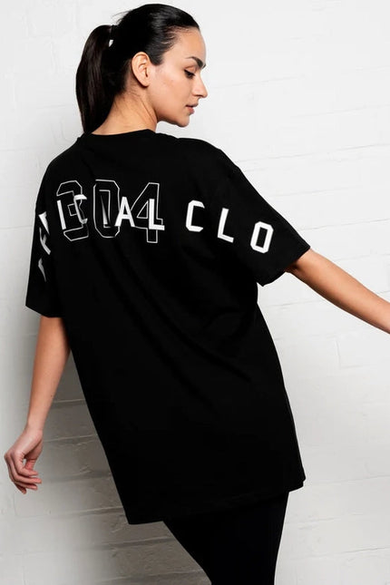 304 Women's Official T-Shirt Black (Oversized)