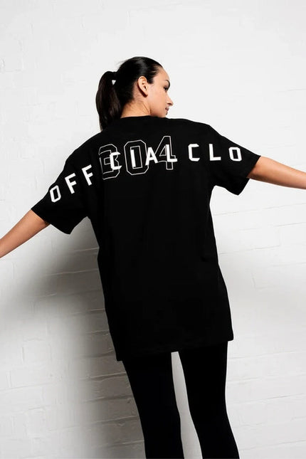 304 Women's Official T-Shirt Black (Oversized)