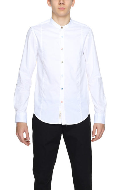 Gianni Lupo Men Shirt-Clothing Shirts-Gianni Lupo-white-S-Urbanheer