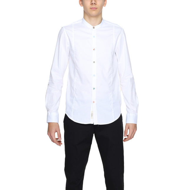 Gianni Lupo Men Shirt-Clothing Shirts-Gianni Lupo-white-S-Urbanheer