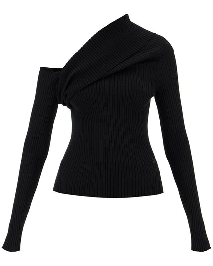 Courreges one-shoulder ribbed